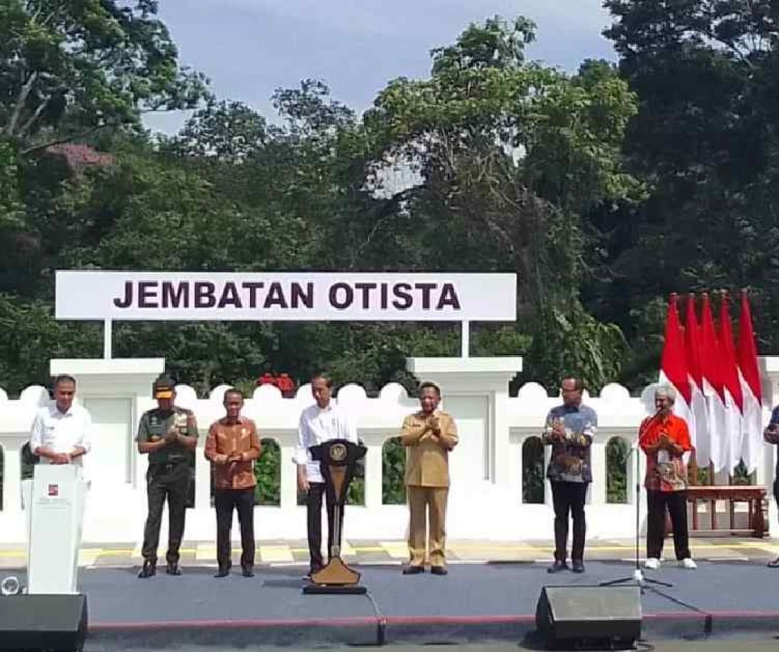 Jokowi Resmikan Jembatan Otista Kota Bogor, Telan Biaya Rp101 Miliar